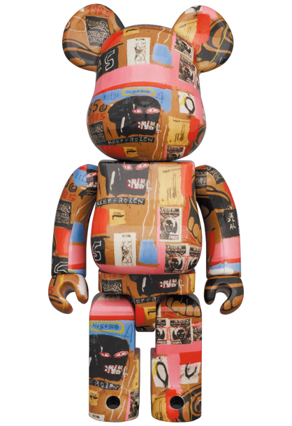 Be@rbrick Andy Warhol x Jean-Michel Basquiat #2 100% and 400% Collectible  Figure Set by Medicom