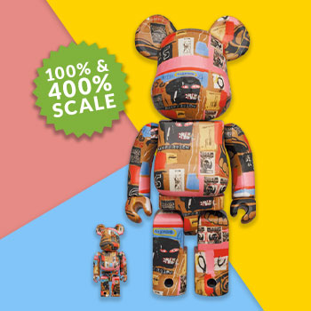 BE＠RBRICK BASQUIAT #2 100％ & 400％