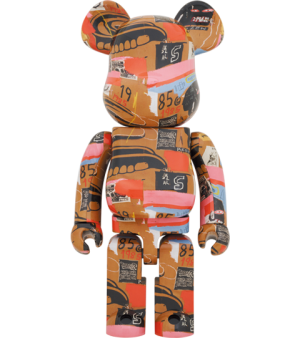 Be@rbrick Andy Warhol x Jean-Michel Basquiat #2 1000% Collectible Figure by  Medicom