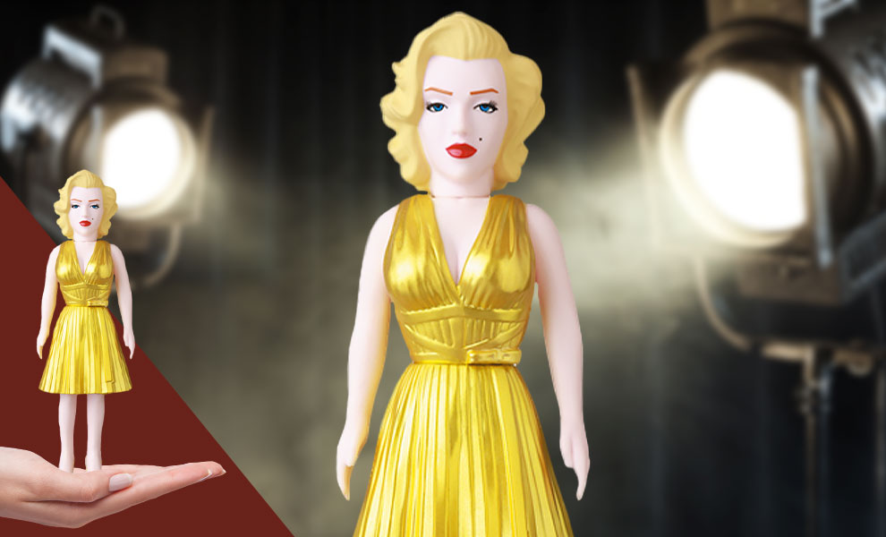 Gallery Feature Image of Marilyn Monroe (Gold Version) Vinyl Collectible - Click to open image gallery