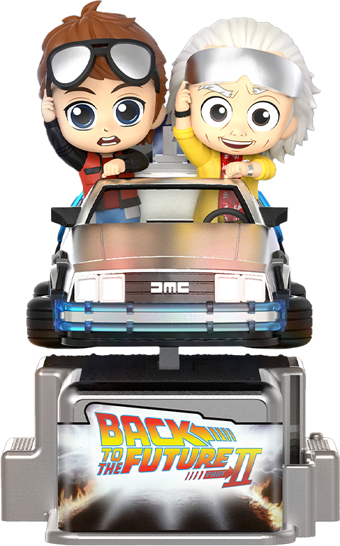 Hot Toys Marty McFly & Doc Brown Collectible Figure