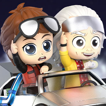 Marty McFly & Doc Brown CosRider by Hot Toys | Sideshow Collectibles