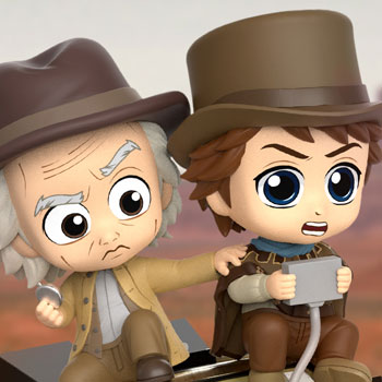 Marty McFly & Doc Brown CosRider by Hot Toys | Sideshow Collectibles