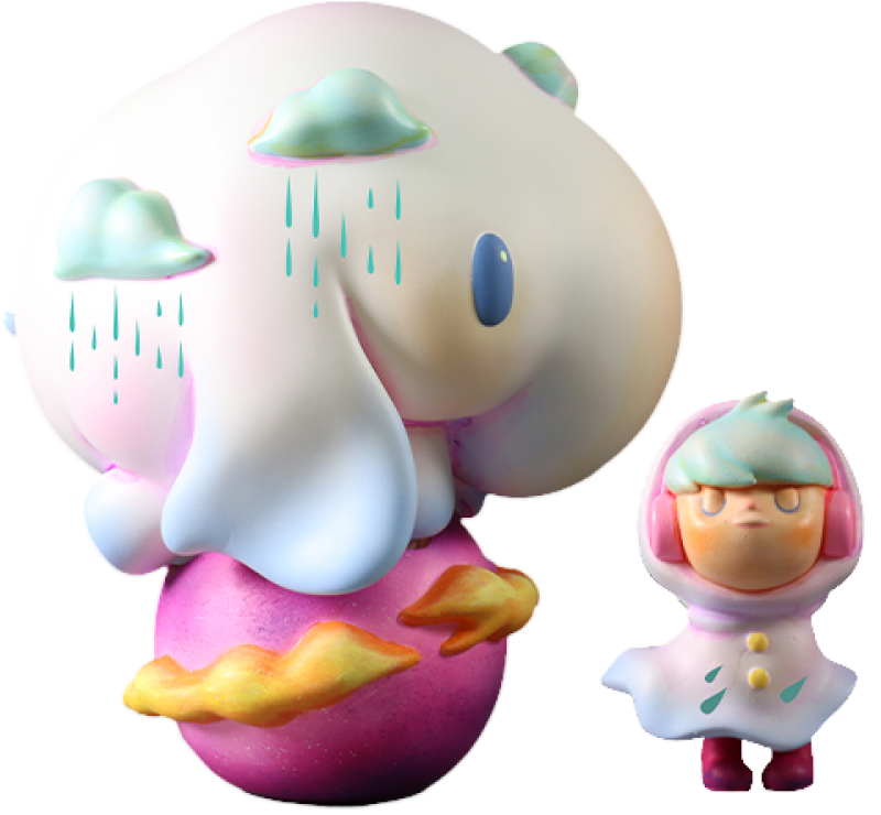 Ralph and Par Designer Toy by OK Luna