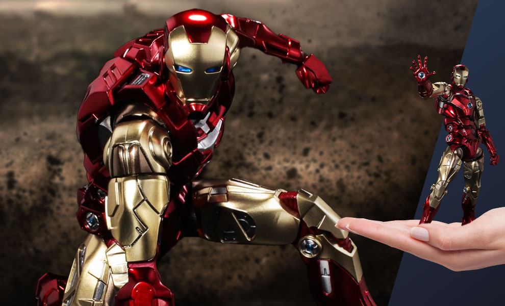 Sen51375 Marvel Fighting Armor Iron Man Figure for sale online 