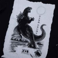 Gallery Image of Godzilla Black Long Sleeve Apparel