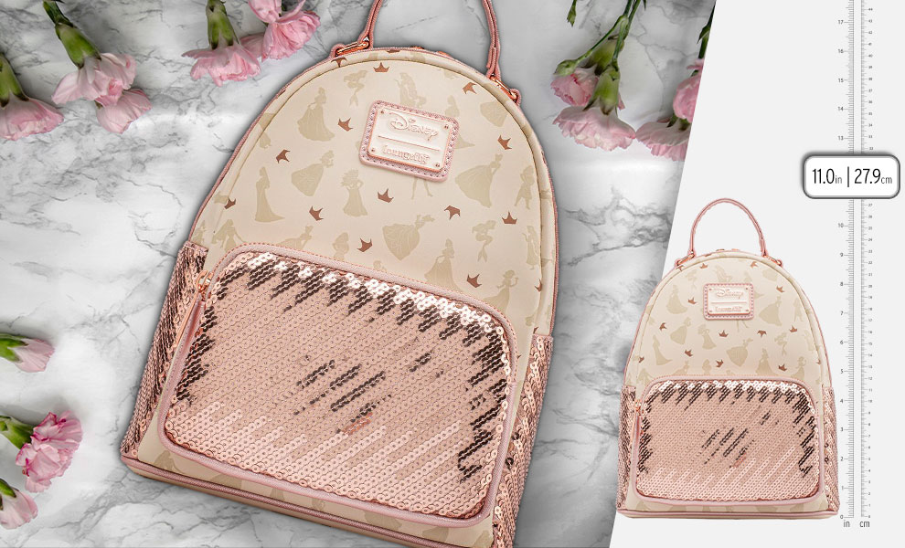 Gallery Feature Image of Disney Ultimate Princess Sequin Mini Backpack Apparel - Click to open image gallery