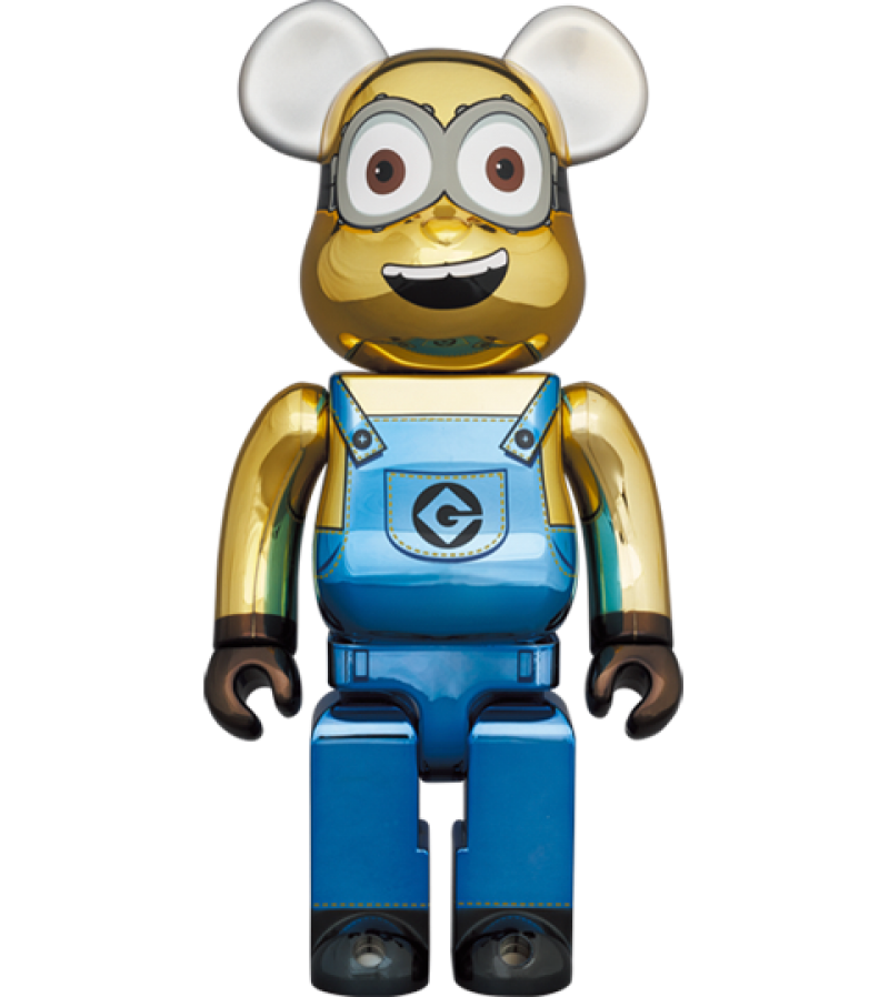 Be@rbrick Dave (Chrome Version) 1000% Collectible Figure by 
