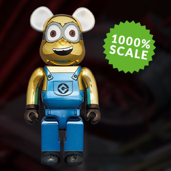 Be@rbrick Dave (Chrome Version) 1000% Collectible Figure by