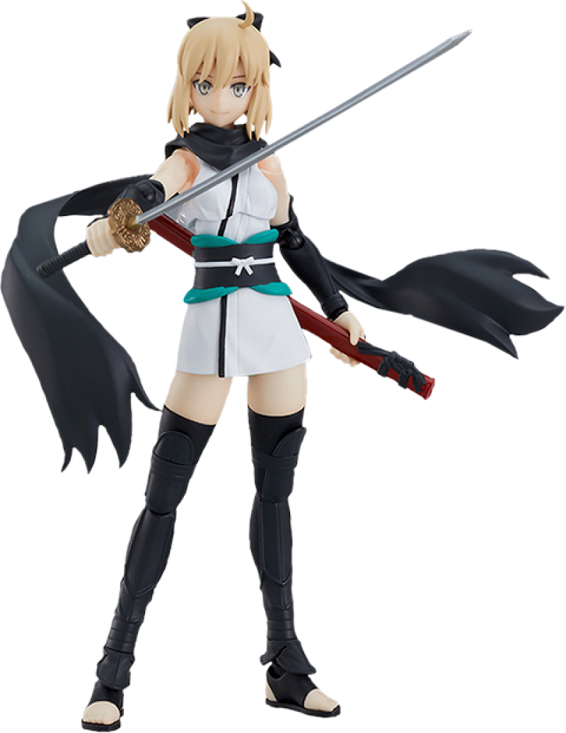 Saber/Okita Souji Figma Collectible Figure by Max Factory