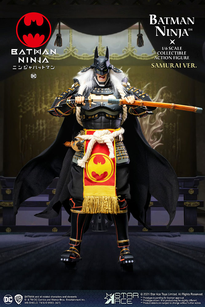 1/6 Scale Toy Batman Ninja Black Grey & Gold Colored Chest Armor 
