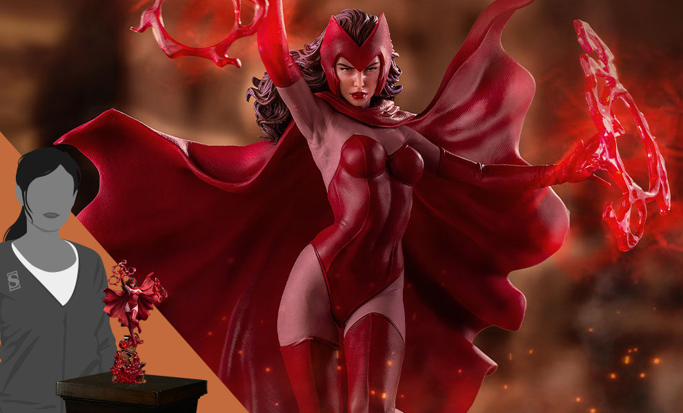 Scarlet Witch 1:10 Art Scale Statue by Iron Studios | Sideshow Collectibles