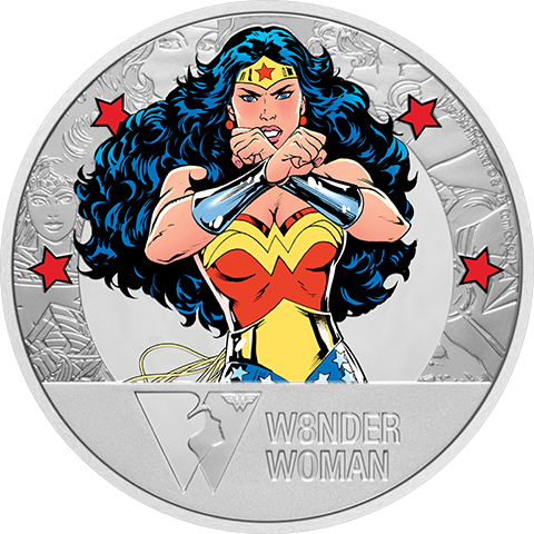 New Zealand Mint Wonder Woman 80th Anniversary 1oz Silver Coin Silver Collectible
