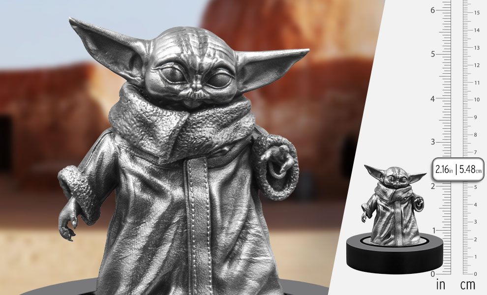 The Child Silver Miniature Star Wars Silver Collectible