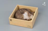 Gallery Image of Sleeping Tabby Cat Statue