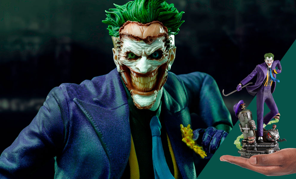 Gallery Feature Image of The Joker Deluxe 1:10 Scale Statue - Click to open image gallery