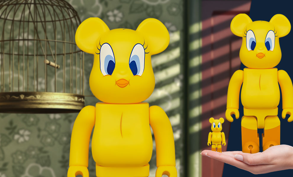 BE@RBRICK Marvin & tweety 100% & 400%