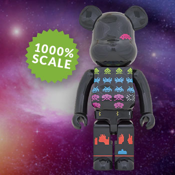 BE@RBRICK SPACE INVADERS 1000％　ベアブリック