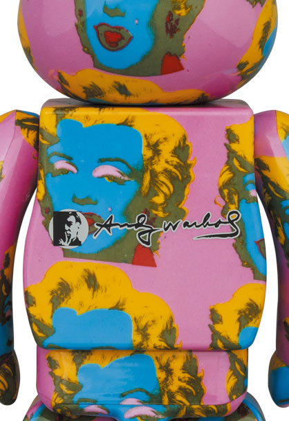 Be@rbrick Andy Warhol’s Marilyn Monroe #2 100% & 400% Collectible Figure  Set by Medicom