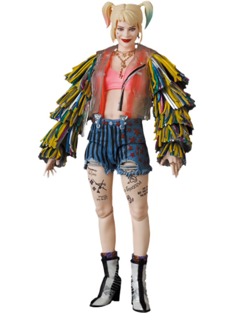 Harley Quinn (Caution Tape Jacket Version) Collectible Figure by Medicom Toy