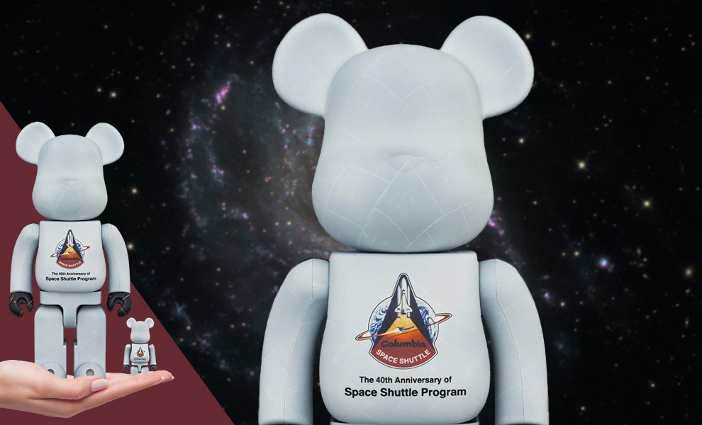 SPACE SHUTTLE BE@RBRICK 100% & 400%全高約280mm