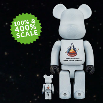 SPACE SHUTTLE BE@RBRICK 100％ \u0026 400％