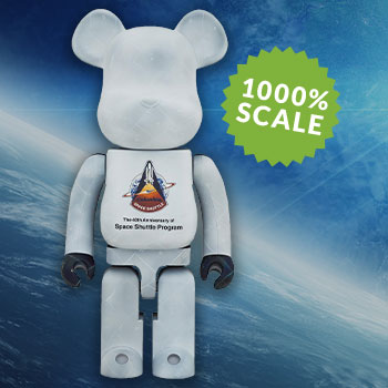 Be@rbrick Space Shuttle 1000% Collectible Figure by Medicom Toy