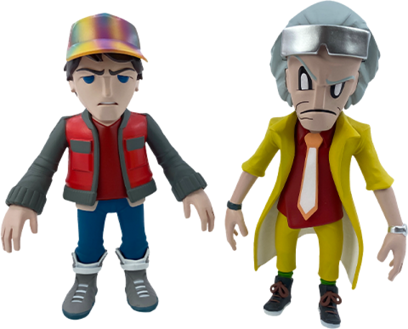 Doc and Marty Vinyl Collectible by 3D Retro