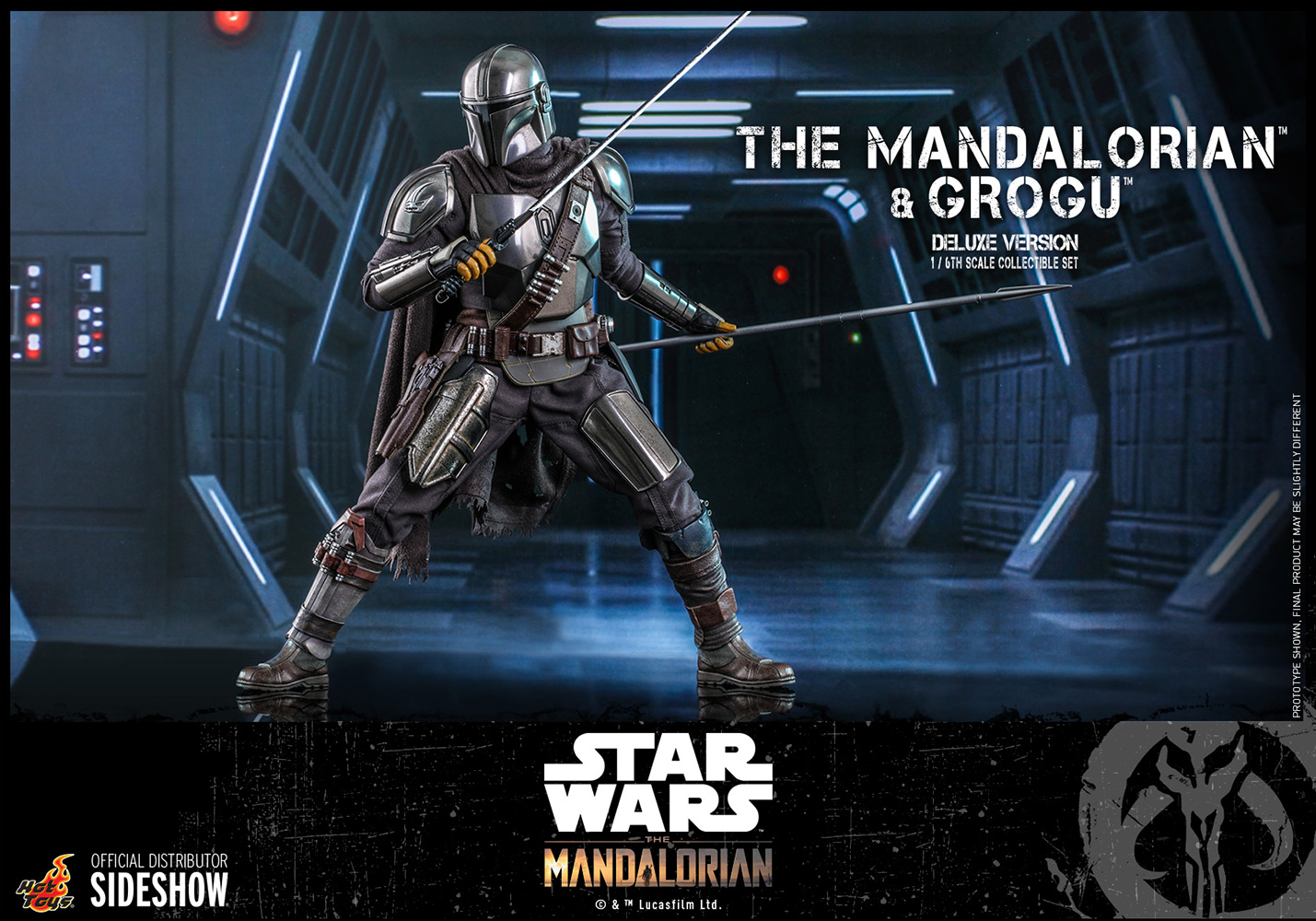 hot toys the mandalorian and grogu