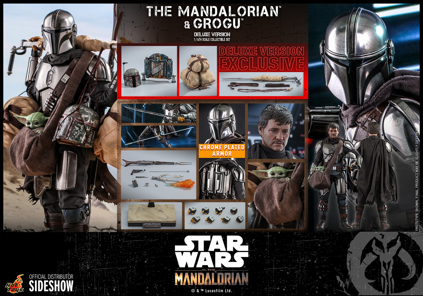 Hot Toys Mandalorian Deluxe Ver TMS015 Shirt & Pants loose 1/6th scale