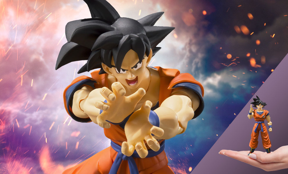 Boneco Son Goku (A Saiyan Raised On Earth): Dragon Ball Z - S.H