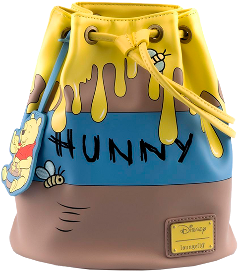 Loungefly Winnie The Pooh 95TH Anniversary Honeypot Convertible Bucket Backpack Apparel