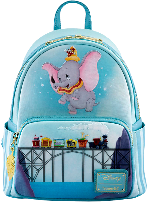 Loungefly Dumbo 80th Anniversary Don’t Just Fly Mini Backpack Apparel