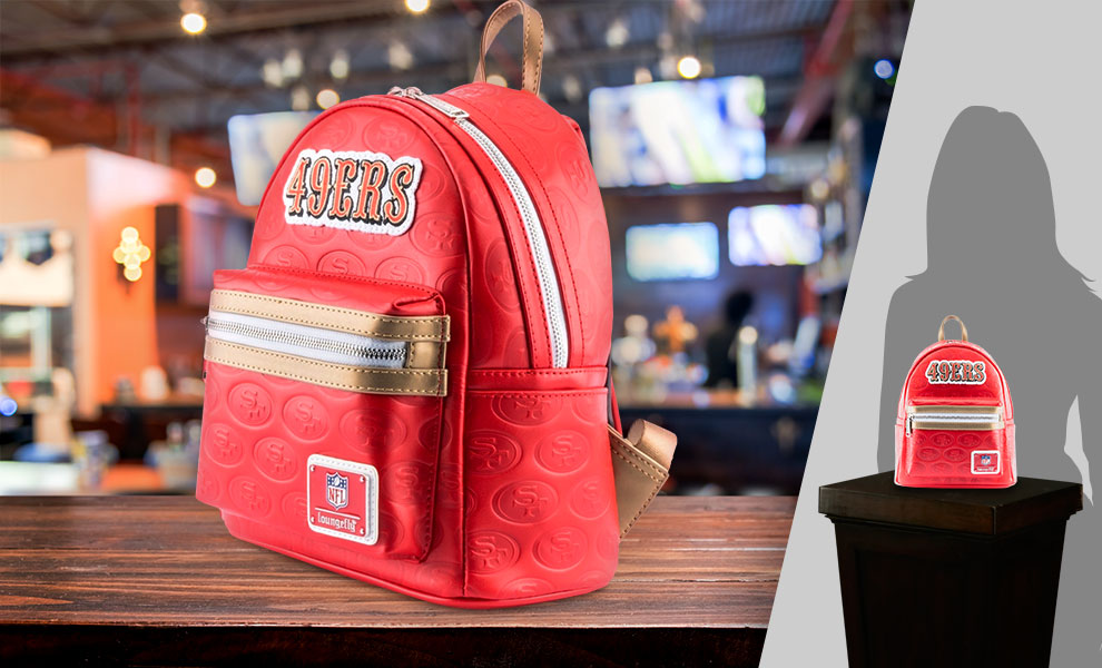 Gallery Feature Image of San Francisco 49ers Logo Mini Backpack Apparel - Click to open image gallery