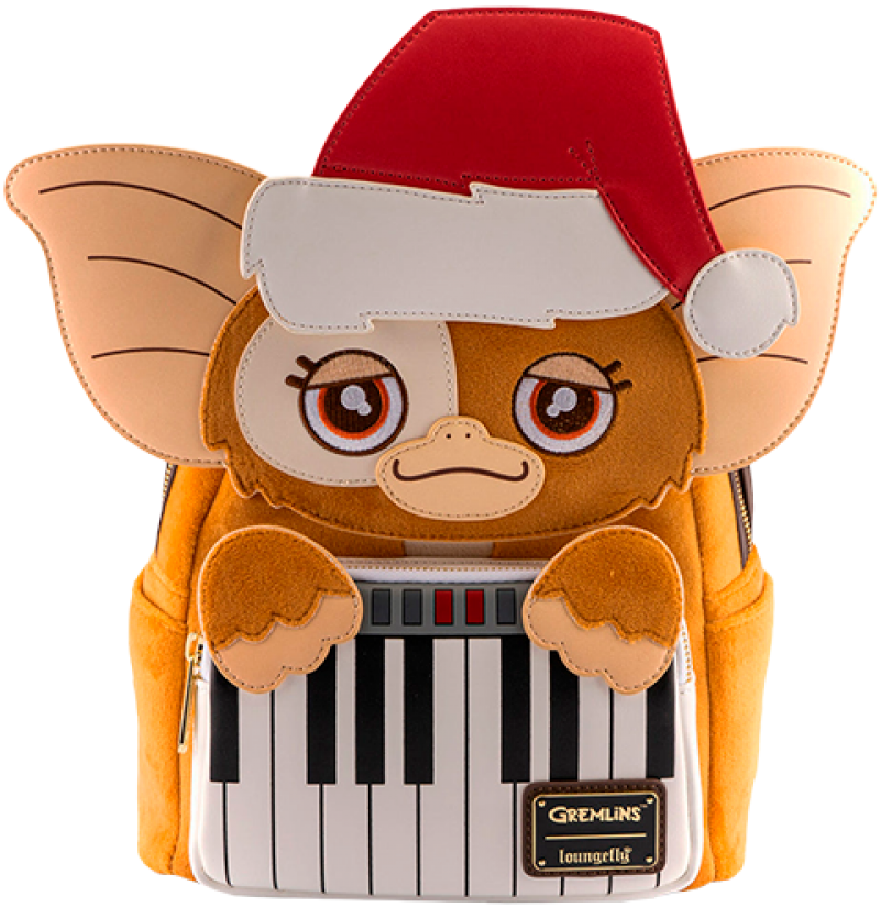 Gizmo Holiday Cosplay Mini Backpack with Removeable Hat Backpack by Loungefly