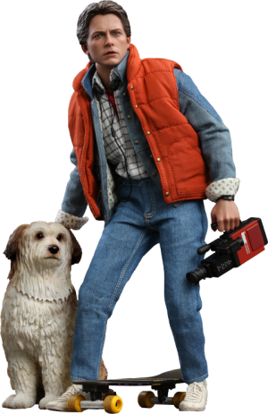 Marty McFly and Einstein Sixth Scale Figure Set