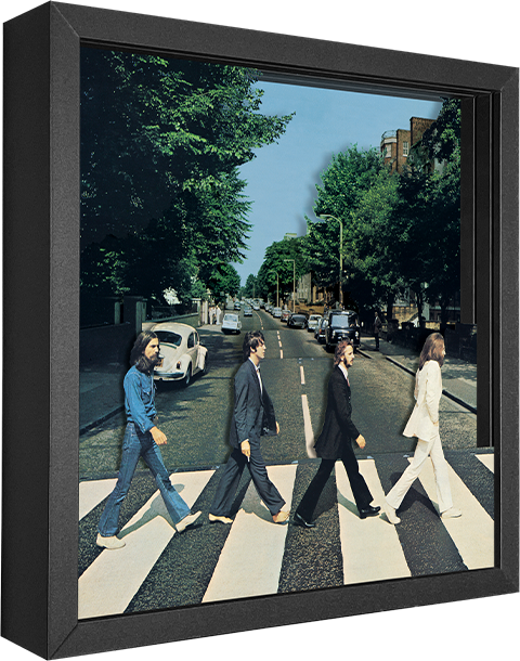 Artovision The Beatles Abbey Road Shadow box art