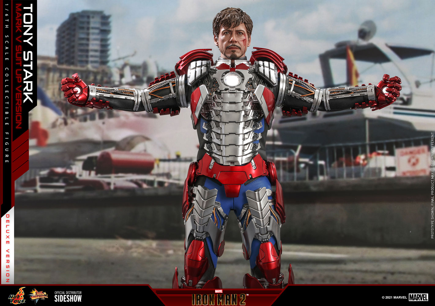 Tony Stark (Mark V Suit Up Version) Deluxe