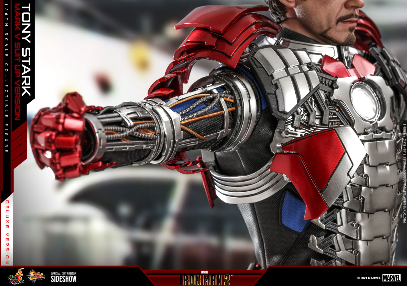 Tony Stark (Mark V Suit Up Version) Deluxe- Prototype Shown