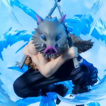Inosuke Hashibira Beast Breathing Collectible Figure by Bandai
