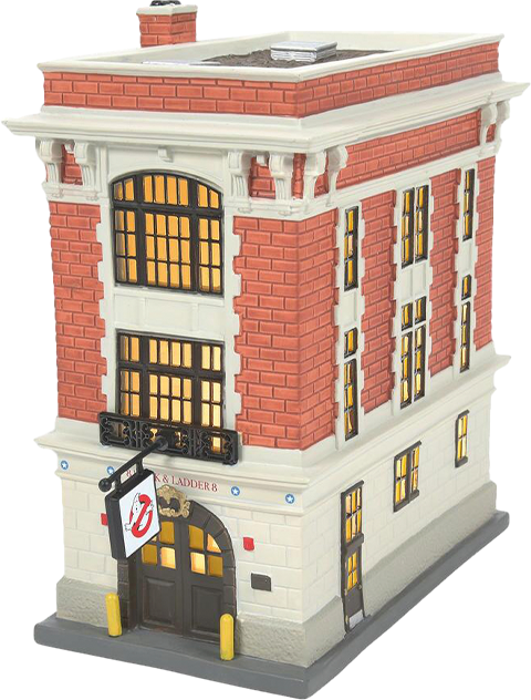 Department 56 Ghostbusters Firehouse Figurine
