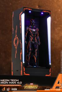 Gallery Image of Neon Tech Iron Man 4.0 Hall of Armor Diorama