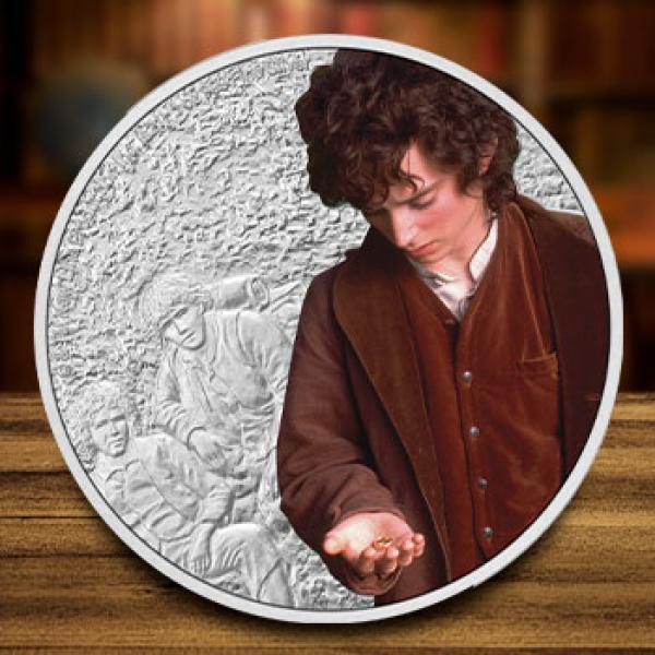 FRODO BAGGINS 1OZ SILVER COIN Silver Collectible by New Zealand Mint