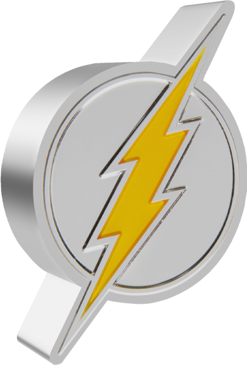 The Flash Emblem 1oz Silver Coin Silver Collectible by New Zealand Mint