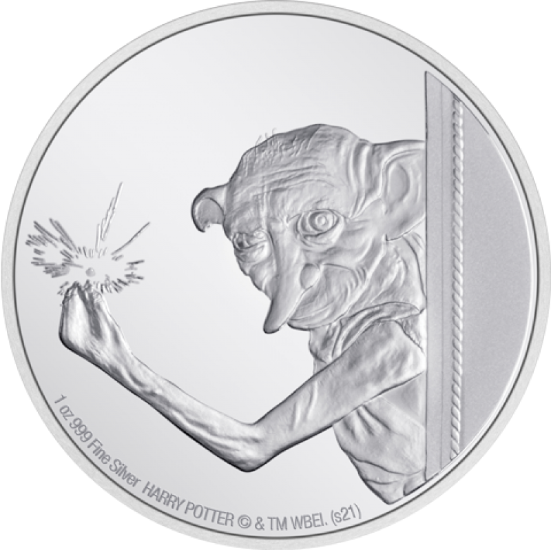 Dobby the House Elf 1oz Silver Coin Silver Collectible by New Zealand Mint