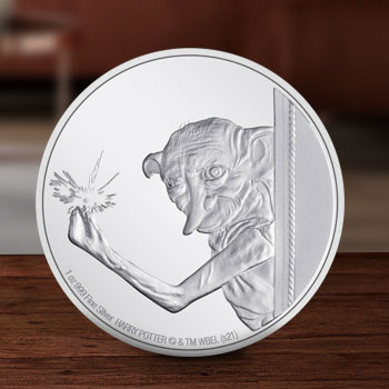 Dobby the House Elf 1oz Silver Coin | Sideshow Collectibles