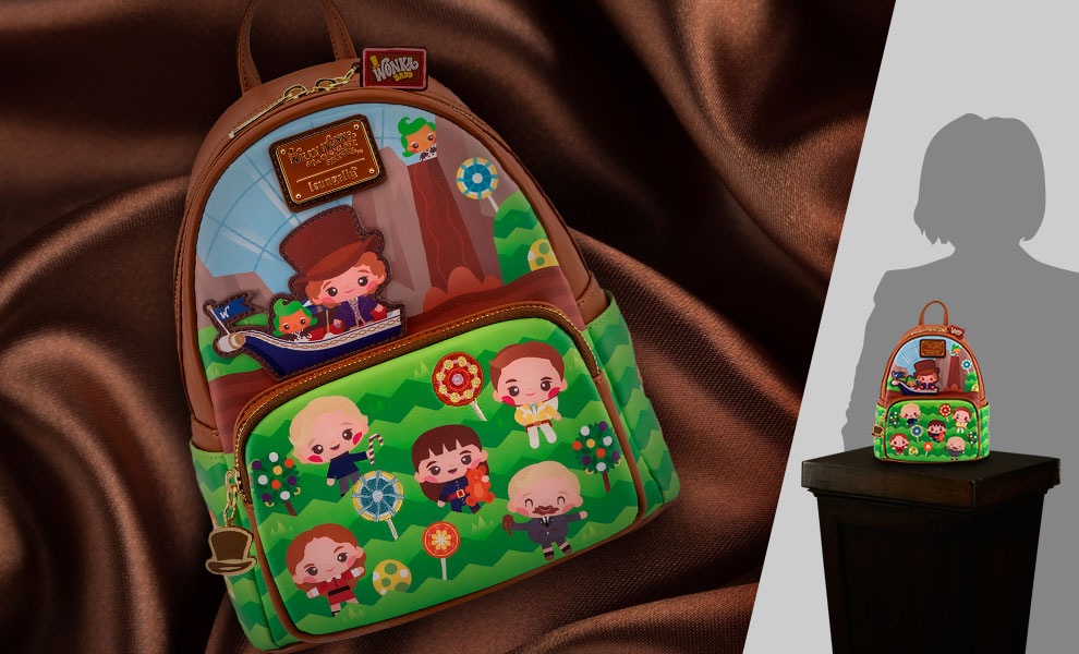 Charlie and the Chocolate factory 50th Anniversary Mini Backpack Willy Wonka and the Chocolate Factory Apparel