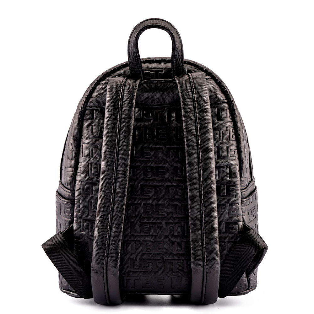 Beatles - Let it Be Vinyl Record Double Strap Shoulder Mini Backpack - Thumbnail 4