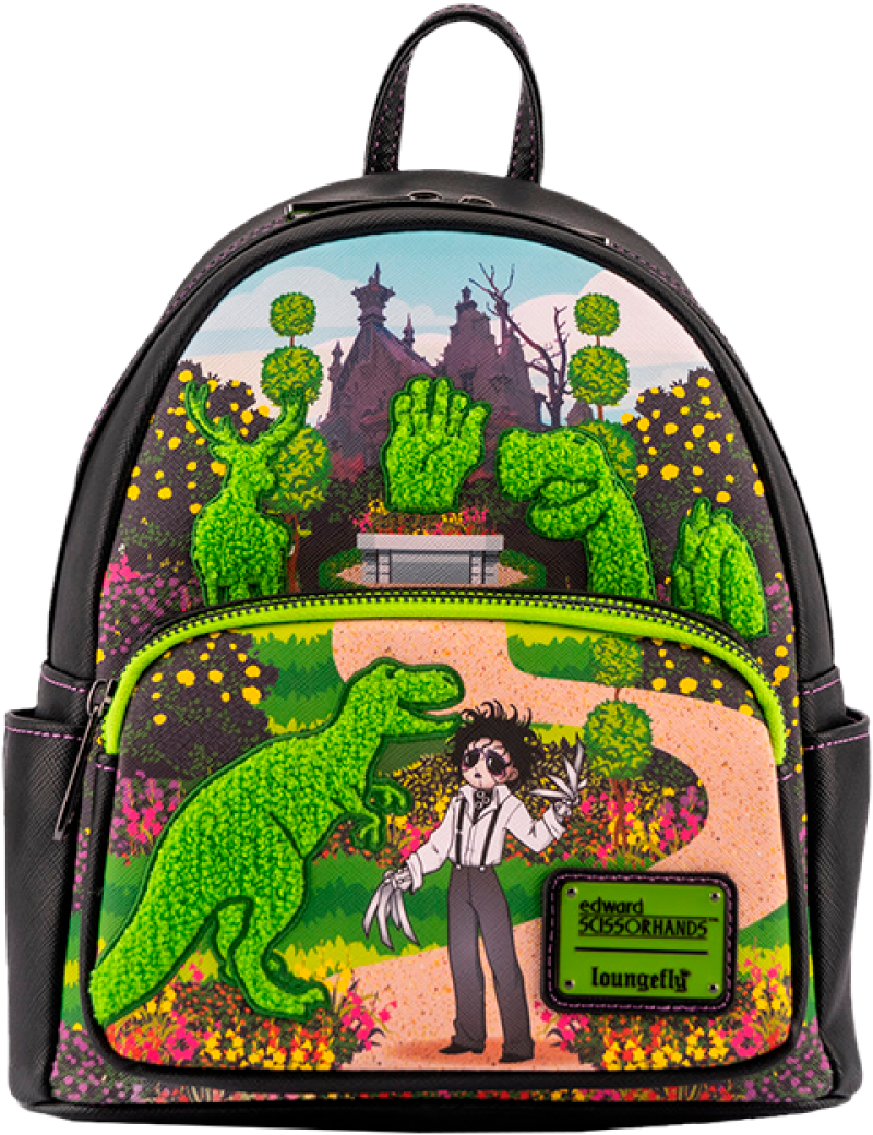 Edward Scissorhands Topiary Mini Backpack Backpack by Loungefly