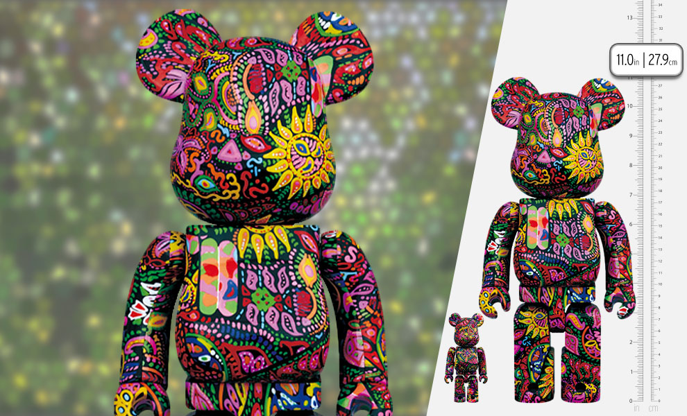 BE@RBRICK Psychedelic Paisley 100％&400%